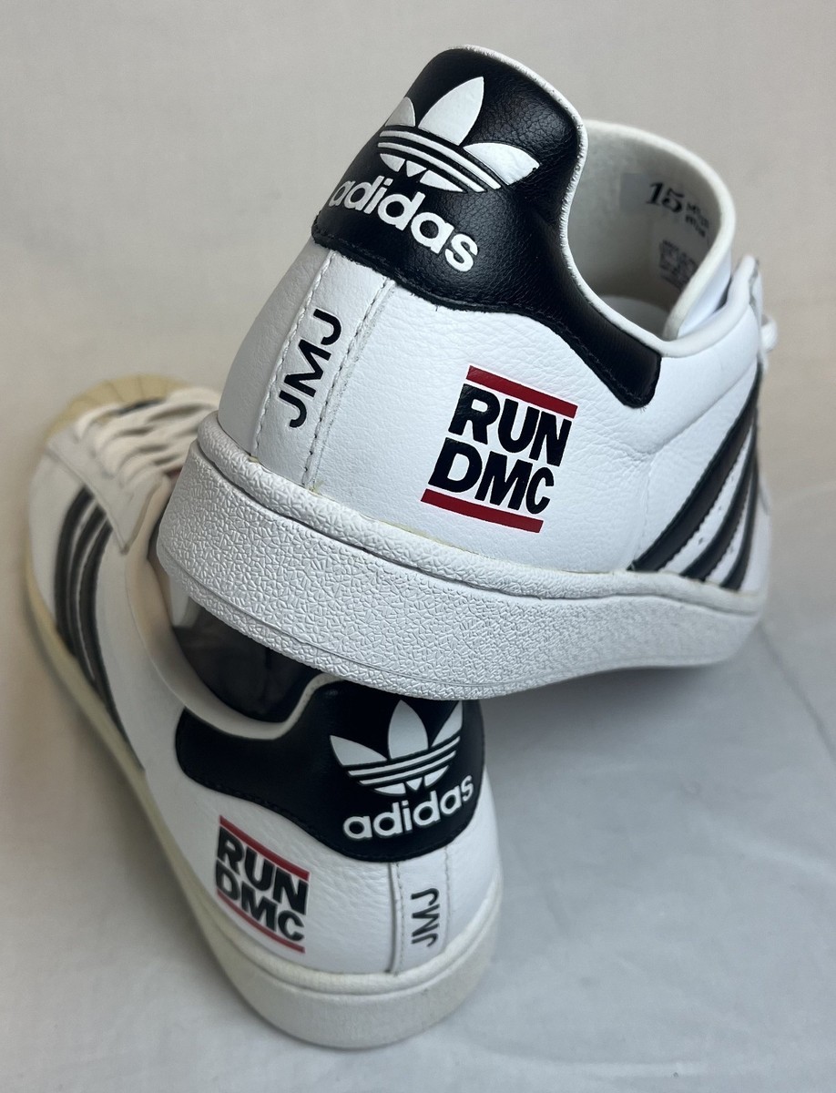 adidas Superstar Jam Master Jay Run DMC 2011 Sz 9 Rare Toe Yellowing | eBay