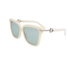 Ferragamo Woman 57mm Ivory Sunglasses SF1085S-103-57