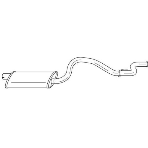 Silencieux arrière Sigam 26629 Ford réduction du bruit et vibrations