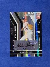 BLAKE JOHNSON 2004 DONRUSS ELITE EXTRA #224 RC ROOKIE AUTOGRAPH /811 auto G