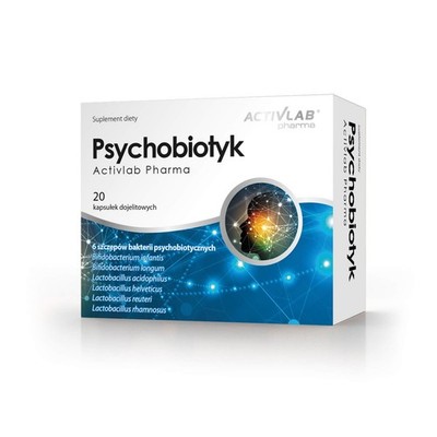 Activlab Pharma Psychobiotic 20 Kaps, Probiotyk, Stress, Darm variant