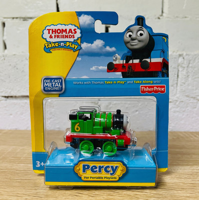 Percy - Thomas the Tank Engine & Friends Take n Play Along Diecast Push Trains