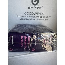 Goodwipes Lavender Flushable Wipes - Single Packs 50 count Purple 