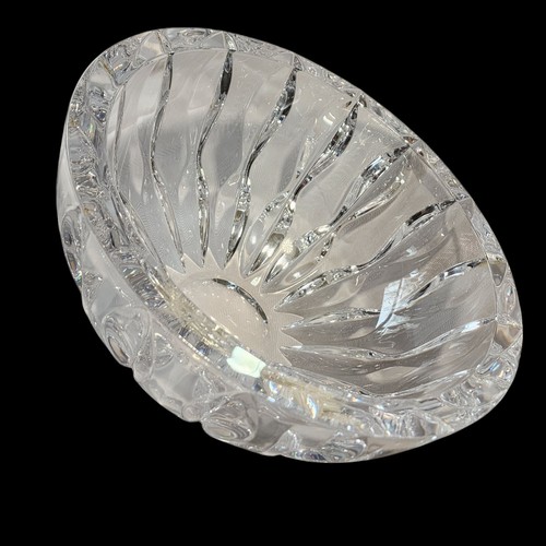 Centro de mesa Miller Rogaska cuenco de cristal pesado 10" diámetro 5" profundidad 1/2" borde grueso - Imagen 1 de 21