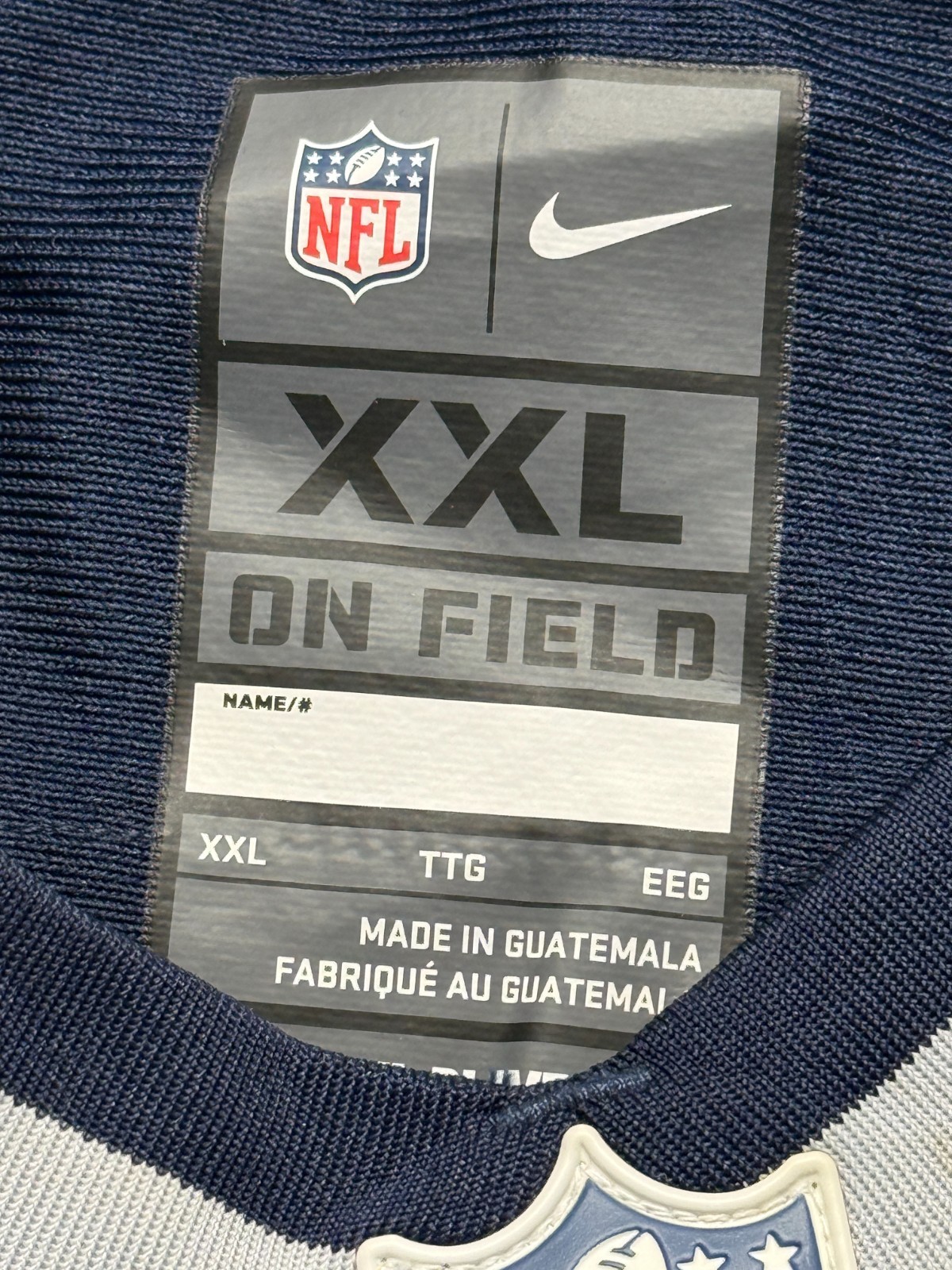 New England Patriots Jersey Mens 2XL Navy Blue Nike #15 Chris Hogan Football NFL thumbnail 4