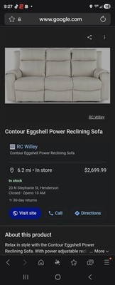 Leather Power Reclining Sofa And Loveseat