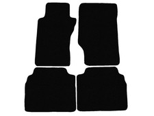 Velours Fußmatten für Mercedes E cl W124 4x4 1987-1993 , Schwarz x14 Rand