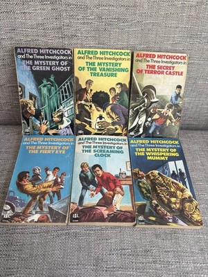 Alfred Hitchcock Three Investigators Vintage Armada Books Bundle 6 Paperbacks