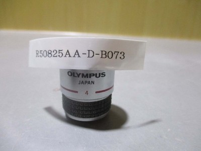 Gebrauchtes Olympus Mikroskop Objektiv A 4 0,10 160/- R50825Aa-D-B073