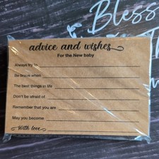 50 pack baby shower advice and wishes