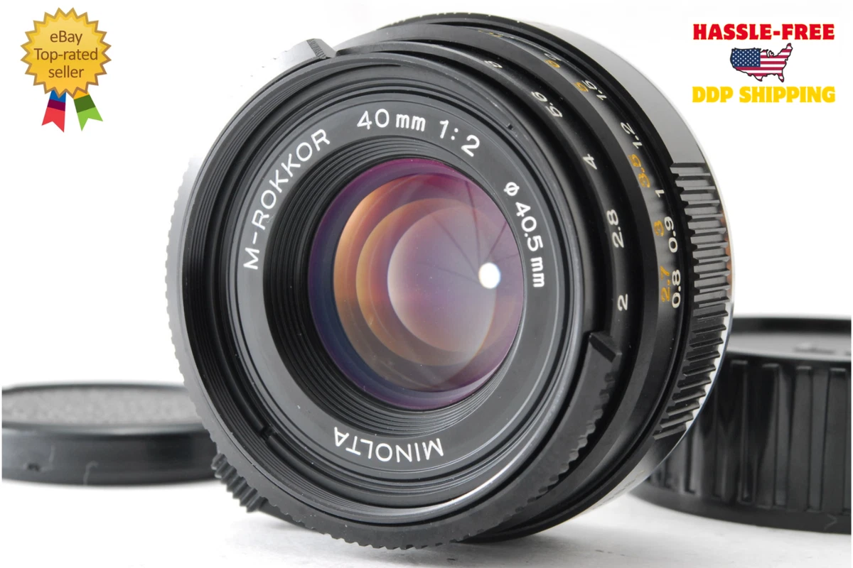 Minolta M Rokkor 40mm F2 for sale - eBay
