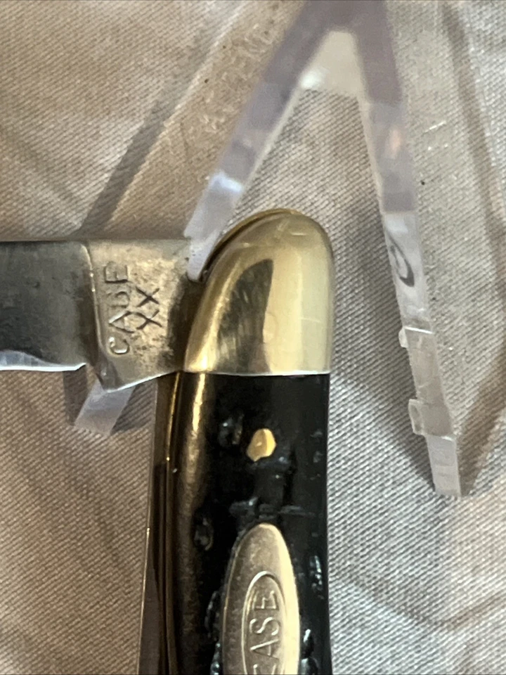 1940-65 Case XX Warm Groove Ruff mango negro muy buen estado ¡raro! Antiguo Foto 4 de 4