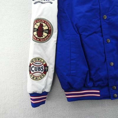 G-III Jacket Mens Large Chicago Cubs Blue World Series Champions