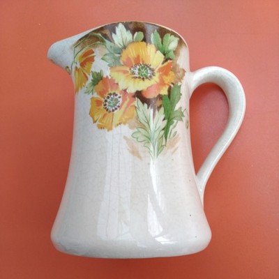 Vintage Retro 1930-40er Thomas Förster Söhne Floral Phoenix Ware Milchkännchen Milchkännchen