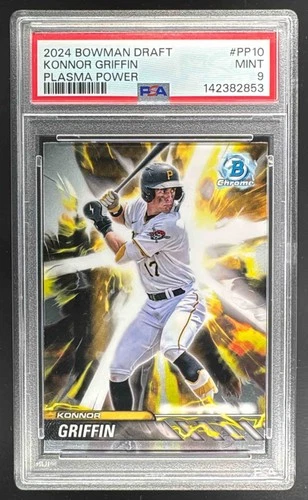 EL.210 Konnor Griffin 2024 Bowman Draft #PP-10 Plasma Power PSA 9