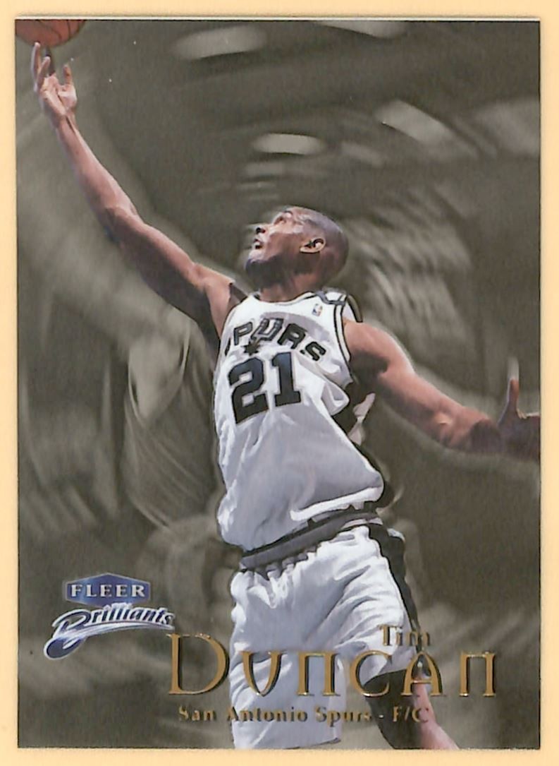 1998-99 Fleer Brilliants #1 Tim Duncan San Antonio Spurs