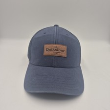 Quiksilver Blue Mens Reek Easy Trucker Hat OSFM Surf Skate Casual Snapback