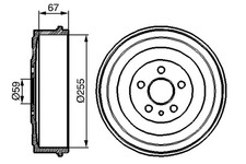 Tambour de frein Citroen EVASION