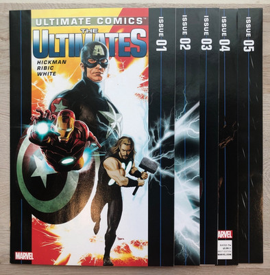 Ultimate Comics the Ultimates #1-5 (Marvel, 2011) by Jonathan Hickman