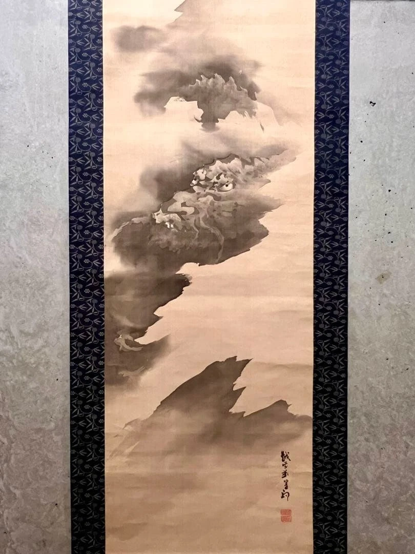 古董原始1800-1849 年日本画作、画卷| eBay