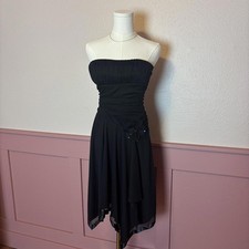 vintage fairy goth y2k 2000s runched handkerchief cocktail dress city triangles