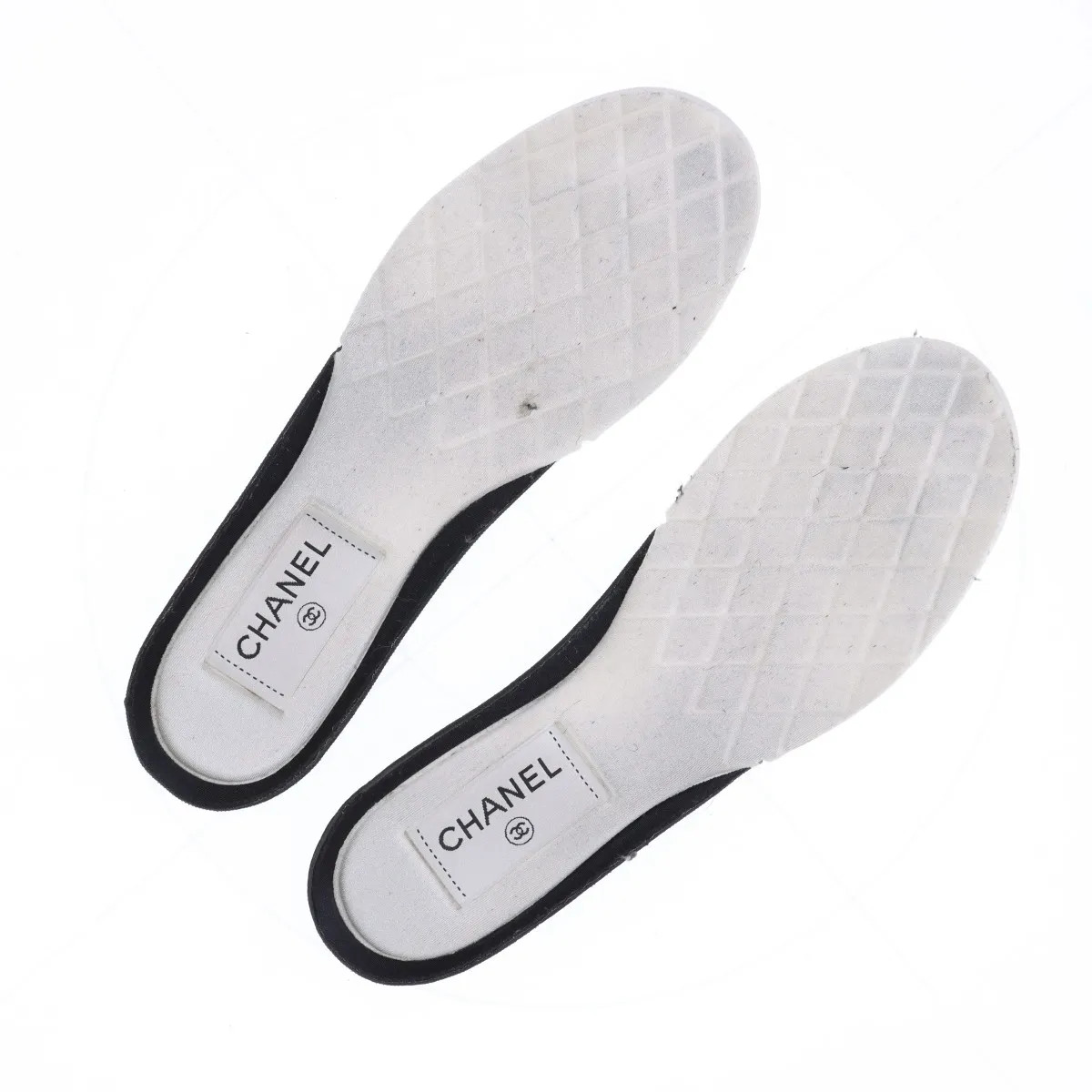 Chanel Coco Mark Matelasse 23S Suede x fabric Sneakers 36 Ladies' Gray G40184 St thumbnail 19