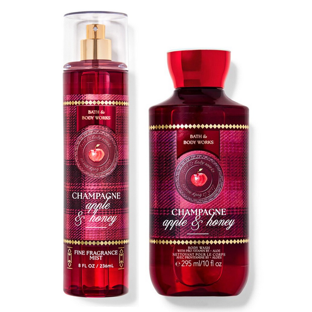 BATH & BODY WORKS 'Champagne Apple & Honey' Gift Set Fragrance