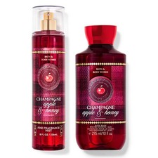 BATH & BODY WORKS 'Champagne Apple & Honey' Gift Set Fragrance Mist & Body Wash
