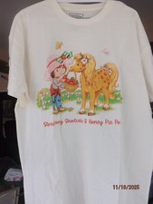 Strawberry Shortcake and Honey Pie Pony Women's Shirt Large NEW