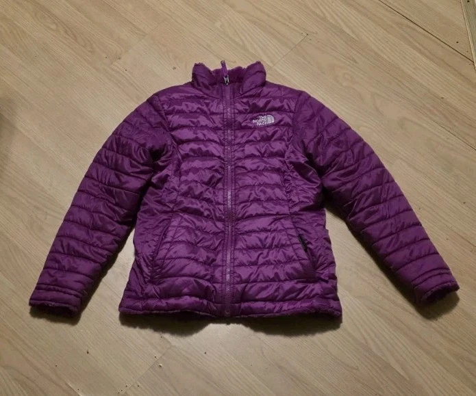 The North Face Reversible Mossbud Swirl Girls Jacket - Girls Large