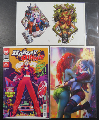 Harley Quinn 26 Tiago Da Silva Virgin Variant 71 & Poison Ivy 1 Jay Anacleto VAR