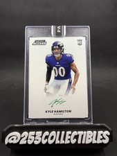 2022 Panini Instant access Kyle Hamilton On Card Rookie Auto /10 SSP - Ravens. rookie card picture