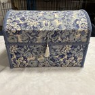 Vintage Doll Trunk Case with Clothing Accessories Lot Dresses Shoes Hats Knit — photo 10
