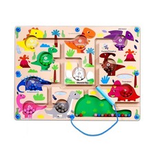 Magnetic Color and Number Maze, Montessori Toys for 3 Year Old, Wo... Fast Ship