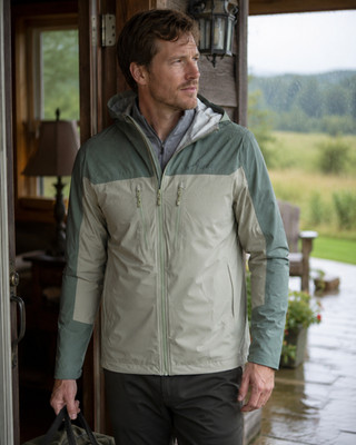 Spyder HydroWeb Waterproof Rain & Wind Jacket, Men's Medium, NWT, MSRP $149