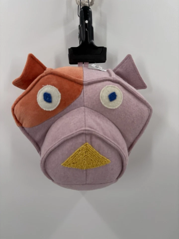 Decoración de pared con cabeza de animal de fieltro para niños Domino X Cajón y barril Foto 2 de 4