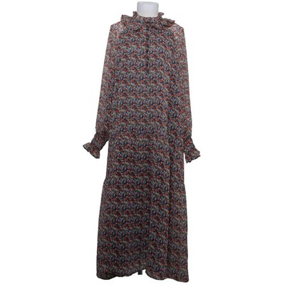 Edited, Kleid, Größe: 38, Mehrfarbig, Recyceltes Polyester, Blumen, Damen #Ext