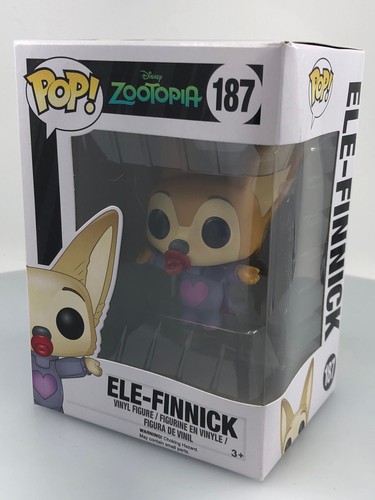 Funko POP! Disney Zootopia Ele-Finnick #187 Vinyl Figur BESCHÄDIGTE BOX SIEHE BILDER - Bild 2 von 14