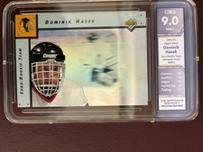 1992-93 Upper Deck Hockey Dominik Hasek Euro Rookie Team Hologram #ERT-3