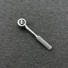 S-k Tools 14 Drive Chrome Ratchet 4-12 Knurled Handle Usa S-k Tools 14 Drive Chrome Ratchet 4-12 Knurled Handle Usa