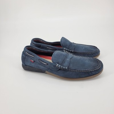 Callaghan Loafer Leather Mens 43 Blue Made In Spain Boat Shoe Deck Driving 
