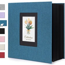 Linen Photo Album 4x6 Large 1000 Pockets Pictures Fabric Cover Books
