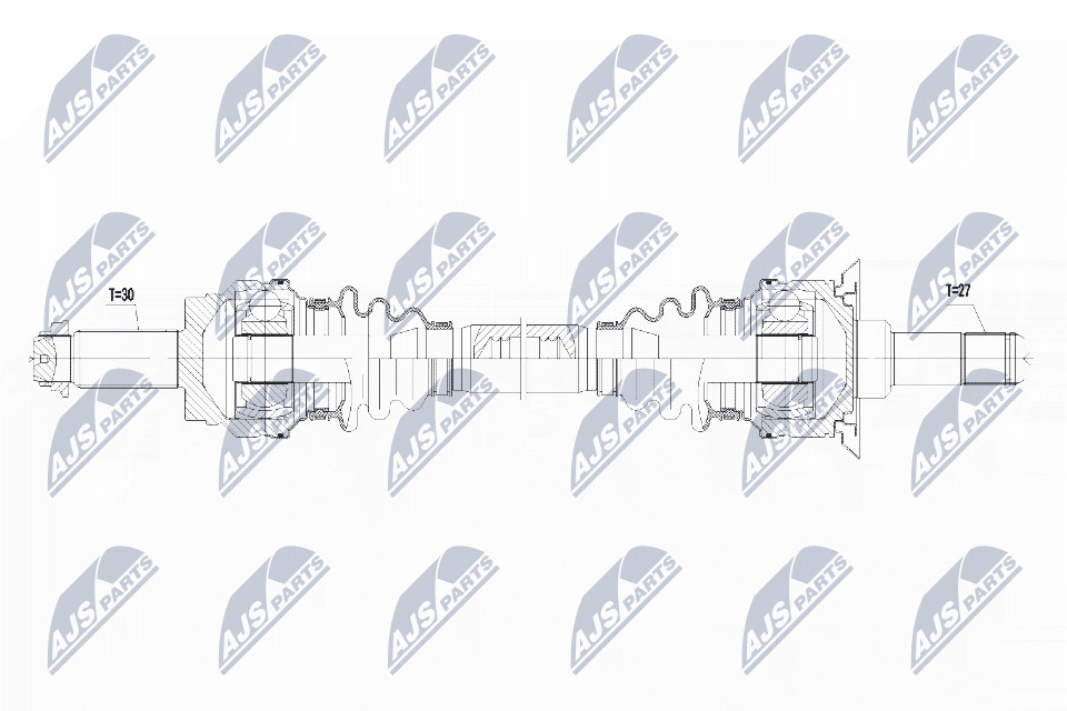 N.T.Y. NPW-BM-069.NTY Drive Shaft for BMW