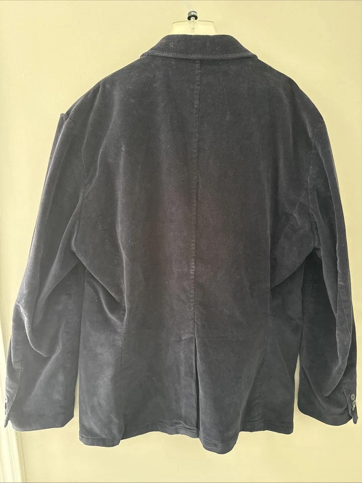 Chaqueta Blazer Patagonia Palabra Hablada Pana Azul Marino Para Hombre XL Rara Foto 2 de 4