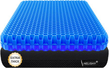 2 Extra Thick Gel Seat Cushion For Long Sitting Pressure Relief 2 Extra Thick Gel Seat Cushion For Long Sitting Pressure Relief