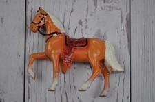 Vintage Cast Metal Painted Toy Horse Made In Japan Palomino 1950  s