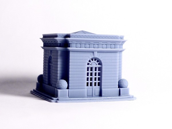 N Scale Folly In Garden - 1:160 For Diorama Modeling Kit
