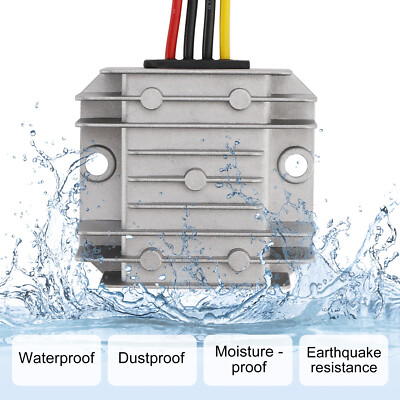 Waterproof DC/DC Converter Power Supply Regulator 12V Step Up To 24V 1A 24W US
