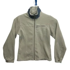 North Face Size S Zip Up Winter Fleece Jacket Front Pocket Polartec