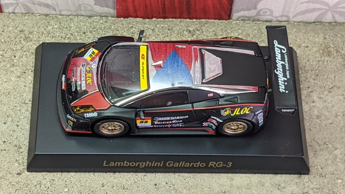 Kyosho 1/64 Lamborghini Collection 4 Gallardo RG-3 JLOC GT300